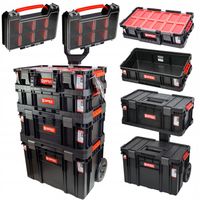 SKRZYNKA NARZĘDZIOWA NA KÓŁKACH QBRICK TWO BIG SET 6w1 + 2x ORG. MULTI