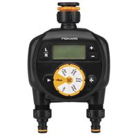 Sterownik nawadniania ogrodu podwójny Fiskars 1054792 z dwoma wyjściami LCD