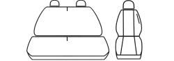 Pokrowce 3 osoby do VW Transporter T5 2003-2015 na Arena.pl