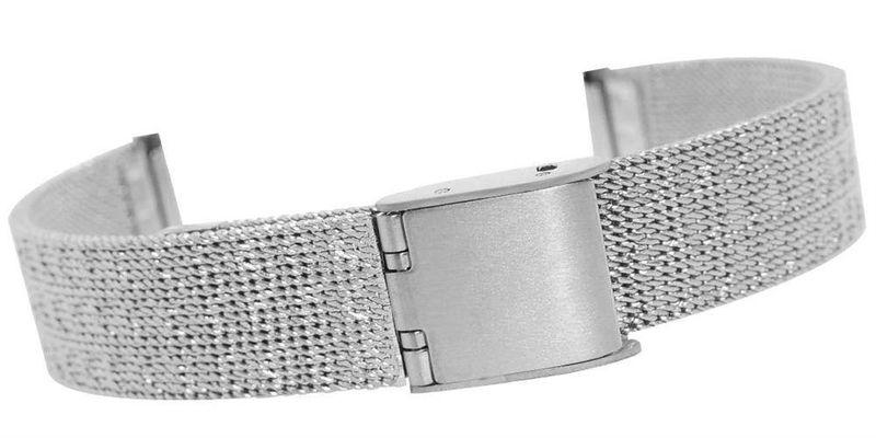 Bransoleta Fashion Mesh Srebrna IPS 12 mm FA12S zdjęcie 1