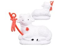 Baranek wielkanocny do koszyczka koszyka na stół wielkanoc stroik