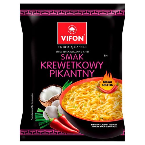 Vifon Zupa błyskawiczna smak krewetkowy pikantny 70 g na Arena.pl