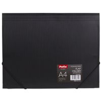 TECZKA NA GUMKĘ A4 CZARNA PATIO 4003