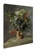 Flowers in a Vase, Auguste Renoir - obraz na płótnie 60x80 cm