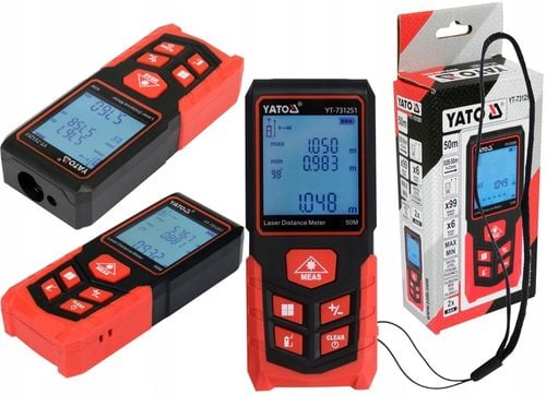 YATO DALMIERZ LASEROWY MIERNIK ODLEGŁOŚCI CYFROWY 50M na Arena.pl