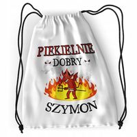 Plecak Dla Szymona Sportowy Szkolny Worek Torba Z Nadrukiem Ze Zdjęciem