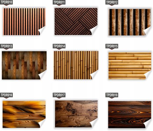 Fototapeta PREMIUM STRUKTURA ZMYWALANA 3D białe płytki krata drewniany dąb na Arena.pl