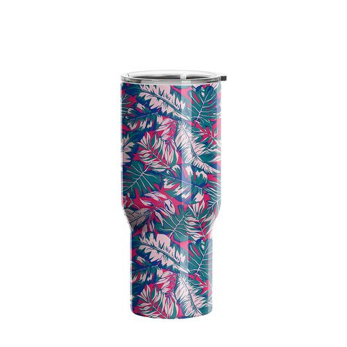 Folia do hydrosublimacji Craft Express - Red/Blue Tropic Leaves na Arena.pl