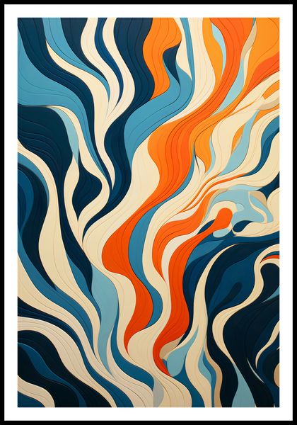 Plakat 68x101cm Oceaniczne Fale zdjęcie 3