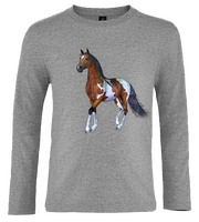 Bluzka z długim rękawem Konie