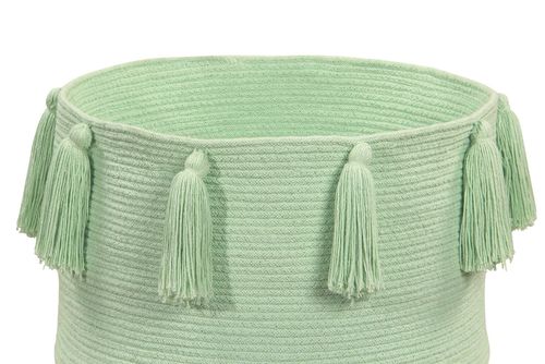 Lorena Canals Kosz dekoracyjny Tassels Soft Mint na Arena.pl