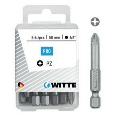 Zestaw końcówek WITTE Pozidriv PZ1 10 Sztuk 10 Części na Arena.pl