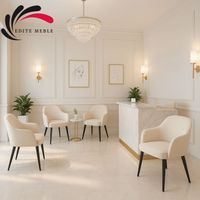 Krzesło Tapicerowane Premium KL-9 Jasny Beż Piano 02