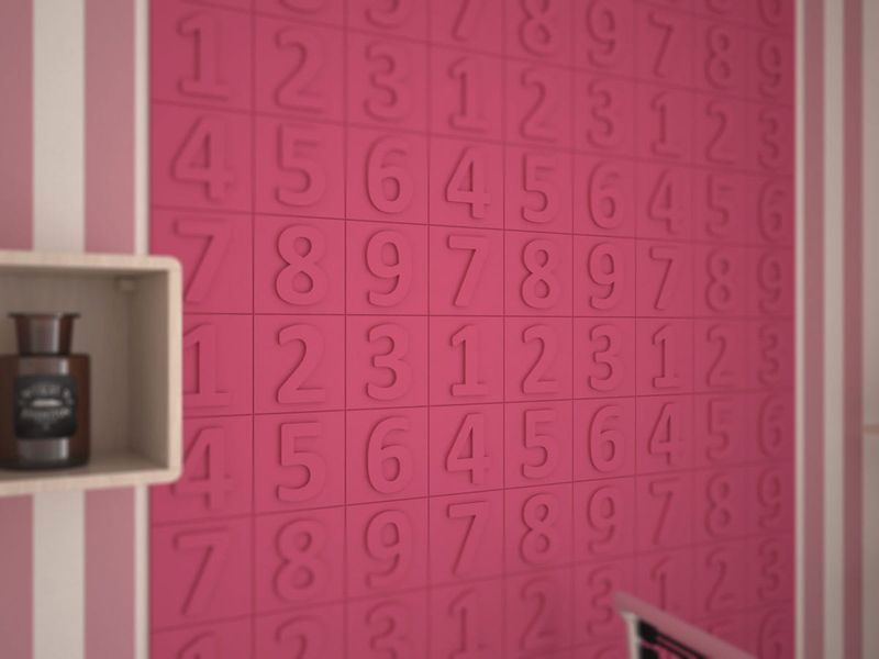 Panel ścienny 3D CYFRY zdjęcie 8