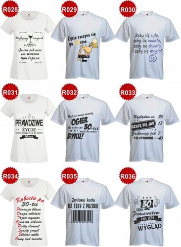 ŚMIESZNA KOSZULKA T-shirt na urodziny LOADING na Arena.pl