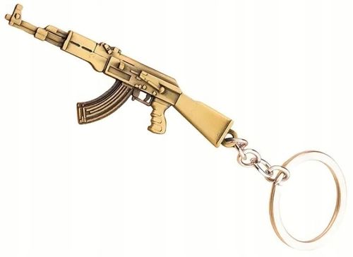 Breloczek Player Unknown Battlefield CS Karabin AK 47 Patyna Antyczna Miedź na Arena.pl