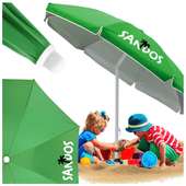 DUŻY PARASOL PLAŻOWY OGRODOWY OCHRONA UV ŁAMANY WODOODPORNY POKROWIEC