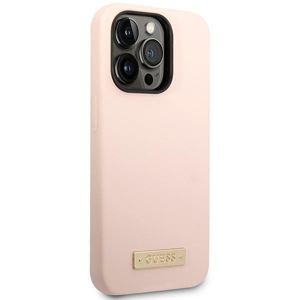 Etui Guess do iPhone 14 Pro Max, Różowy, MagSafe zdjęcie 4