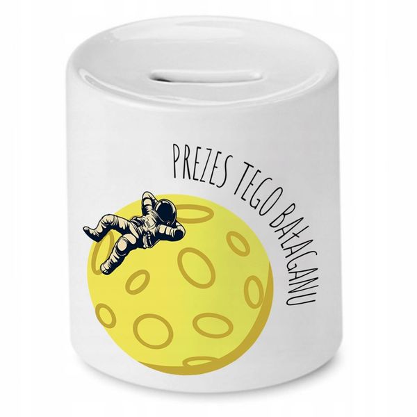 Dla Prezesa Viceprezesa Skarbonka Prezes Bałaganu Z Nadrukiem Ze Zdjęciem zdjęcie 1