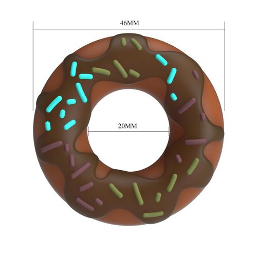 pretty love choco super donut silicone cock ring na Arena.pl