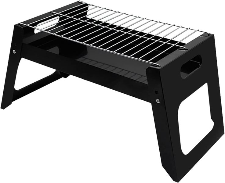 GRILL SKŁADANY TURYSTYCZNY NA KEMPING BBQ PRZENOŚNY WĘGLOWY DO OGRODU zdjęcie 6