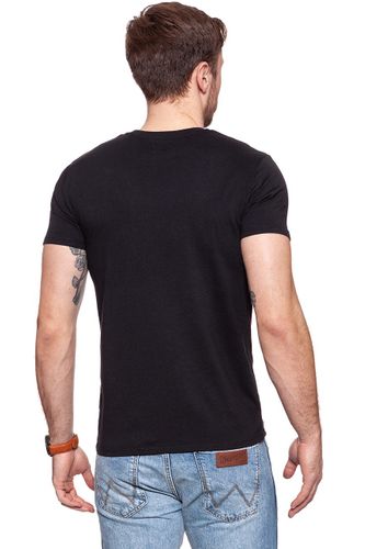 WRANGLER LOGO TEE BLACK W7B62FQ01 M na Arena.pl