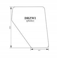 Szyba drzwi Renault RS 61-12, 61-14, 68-14, 75-12, 75-14, 95-12, 95-14