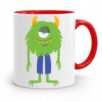 Kubek Czerwony Dzień Dziecka Dla Syna Córki Z Nadrukiem Ze Zdjęciem