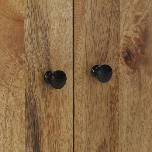 Szafka z 4 drzwiczek, 60x33x75 cm, lite drewno mango na Arena.pl