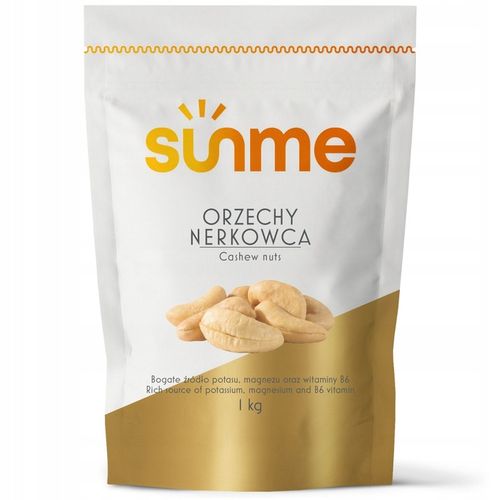 Orzechy nerkowca cały 1kg ORZECH NERKOWCA NERKOWCE CAŁE wysoka JAKOŚĆ 1000g na Arena.pl