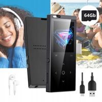64 GB PRZENOŚNY CYFROWY BEZSTRATNY ODTWARZACZ MUZYCZNY MP3, DLA STUDENTÓW