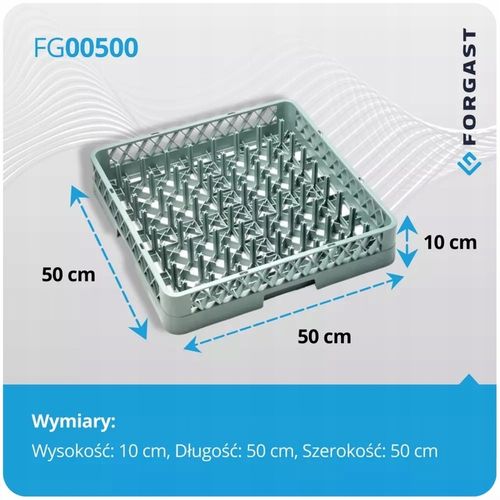 KOSZ DO TALERZY DO ZMYWAREK 50X50 FORGAST FG00500 na Arena.pl