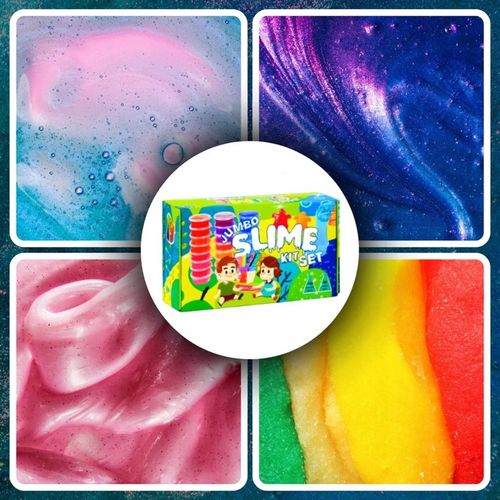 ZESTAW DO ROBIENIA SLIME FABRYKA LABORATORIUM XXL SLIME BOX GLUT JUMBO na Arena.pl
