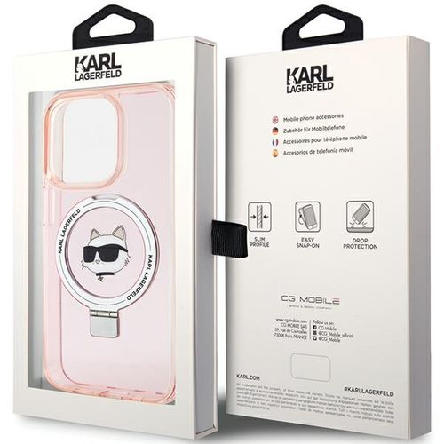 Etui Karl Lagerfeld do iPhone 15 Pro Max, Różowy, MagSafe na Arena.pl