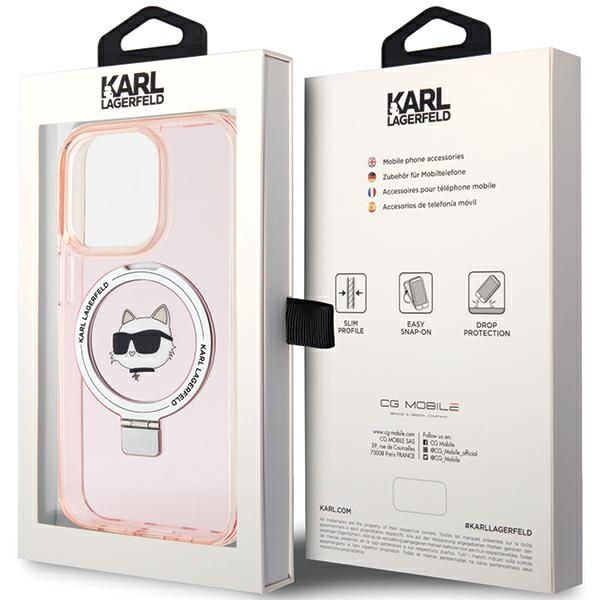 Etui Karl Lagerfeld do iPhone 15 Pro Max, Różowy, MagSafe zdjęcie 8