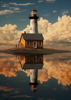 Plakat 29,7x42cm Morskie Odbicie