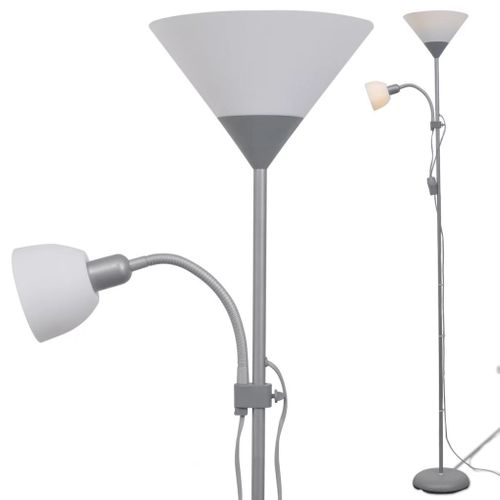 Lampa podłogowa szara VidaXL na Arena.pl