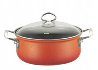 RIESS Garnek EMALIA AUSTRIA 1,0l 16cm Corall Riess