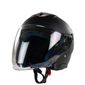Kask na skuter motocyklowy otwarty BB586 z blendą S czarny mat