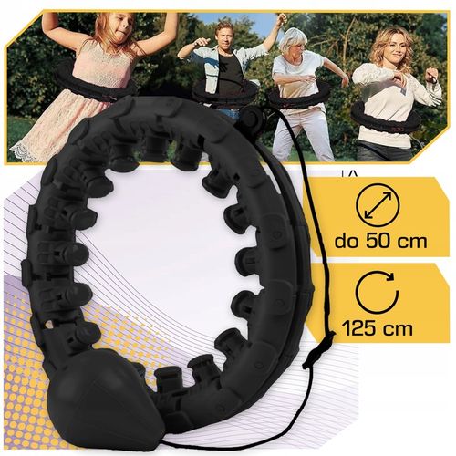 HULA HOP Z OBCIĄŻENIEM Odchudzające Obciążnikiem Smart z Wypustkami HULAHOP na Arena.pl