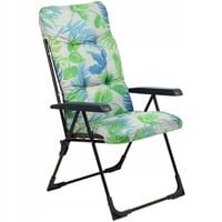 FOTEL LEŻAK OGRODOWY PLAŻOWY REGULOWANY 110KG