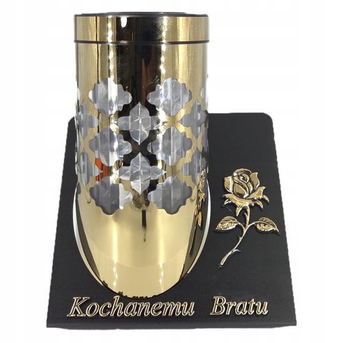 SOLARNY ZNICZ LED NAGROBNY WYTRZYMAŁY PARIS DEDYKACJA KOCHANEMU BRATU na Arena.pl