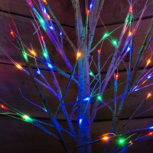 Drzewko świąteczne brzoza LED dekoracja Boże Narodzenie 60 cm 26 LED zimna na Arena.pl