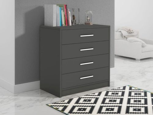 Komoda GENEWA 80 (1) 4SZ - biała na Arena.pl