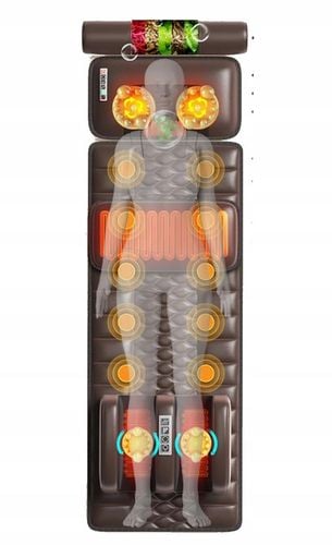 MATERAC MASUJĄCY Mata do masażu + MASAŻER DRENAŻ NÓG ŁYDEK PRESOTERAPIA na Arena.pl