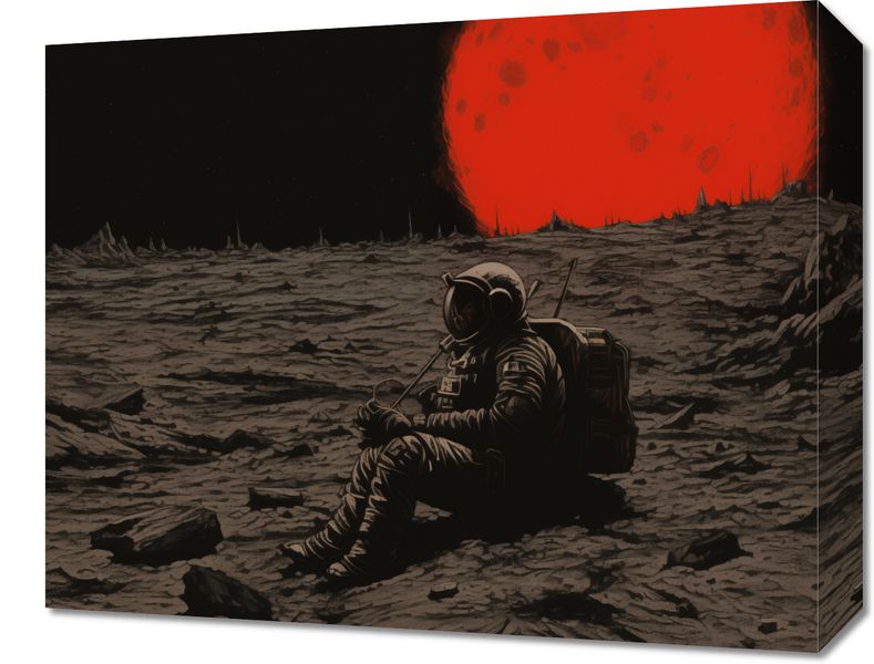 Obraz 50x40cm Samotność w Kosmosie zdjęcie 1