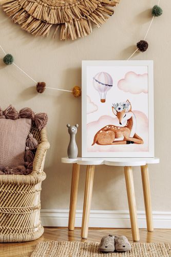 Plakat Sarenka sarna jelonek plakaty dziecięce do pokoju dziecka  A3 na Arena.pl