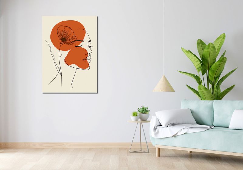 Obraz 70x100cm Ciepło Kwiatu zdjęcie 2