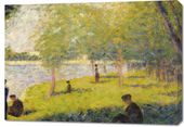 Obraz 100x70cm Study for a Sunday on La Grande Jatte, Seurat