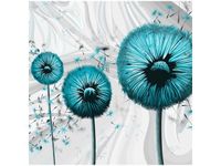 40CM 40CM OBRAZEK TURKUSOWE DMUCHAWCE 3 DRUK PŁÓTNO OBRAZ